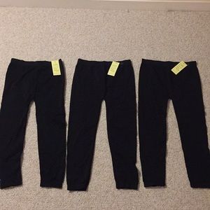 Lot of 3 super stretch Capri tights leggings
